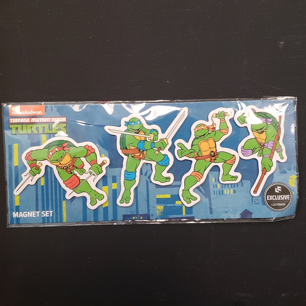 ⭐NEW Ninja Turtles Magnet Set Loot Crate Exclusive